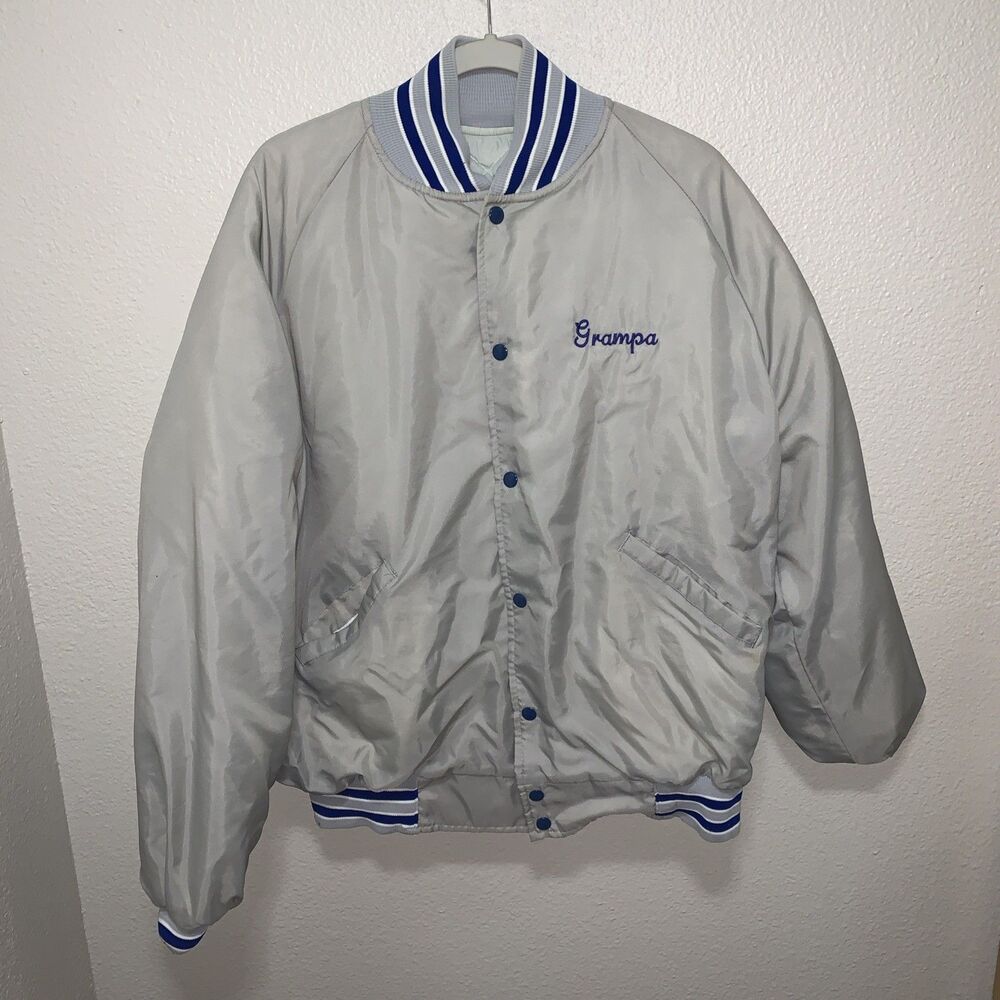 Butwin Men’s Varsity Jacket Size 2XL Gray